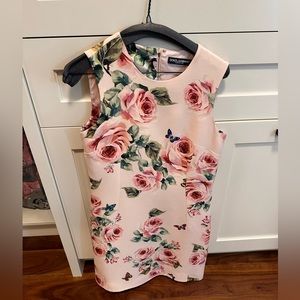 Dolce and Gabbana SS18 floral mini dress